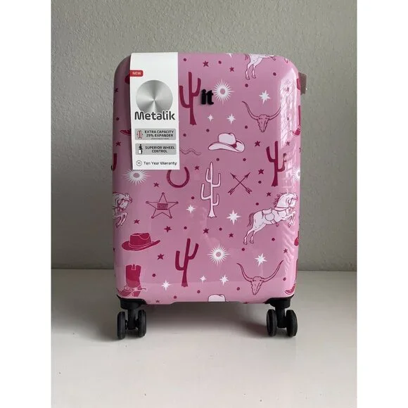 it luggage Bags It Luggage Metalik Pink Western Luggage